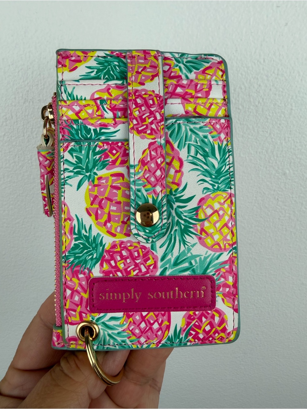 Simply Southern Pink Pineapple Wallet